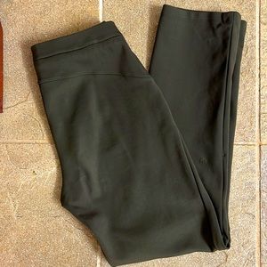 Lululemon On The Move Work Trouser Olive Green Size 4-like new